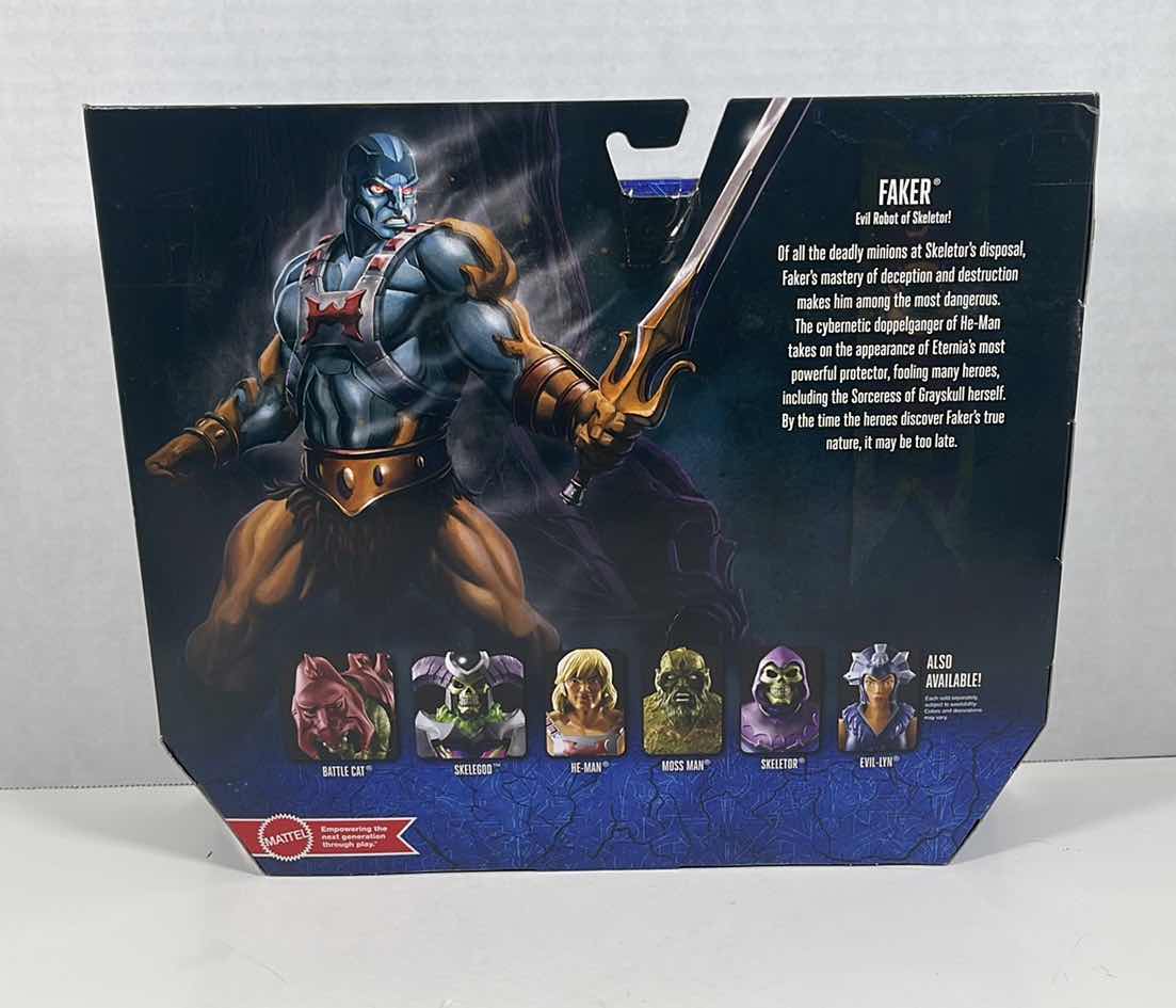 Photo 2 of NIB MATTEL MASTERS OF THE UNIVERSE REVELATION FAKER ACTION FIGURE & ACCESSORIES 