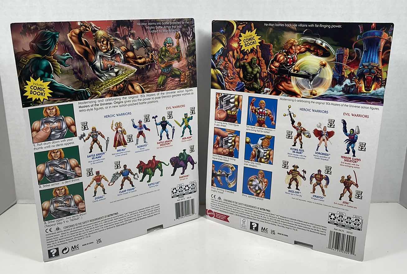 Photo 2 of NIB MASTERS OF THE UNIVERSE BATTLE ARMOR HE-MAN & FLYING FISTS HE-MAN RETRO PLAY ACTION FIGURES & ACCESSORIES 