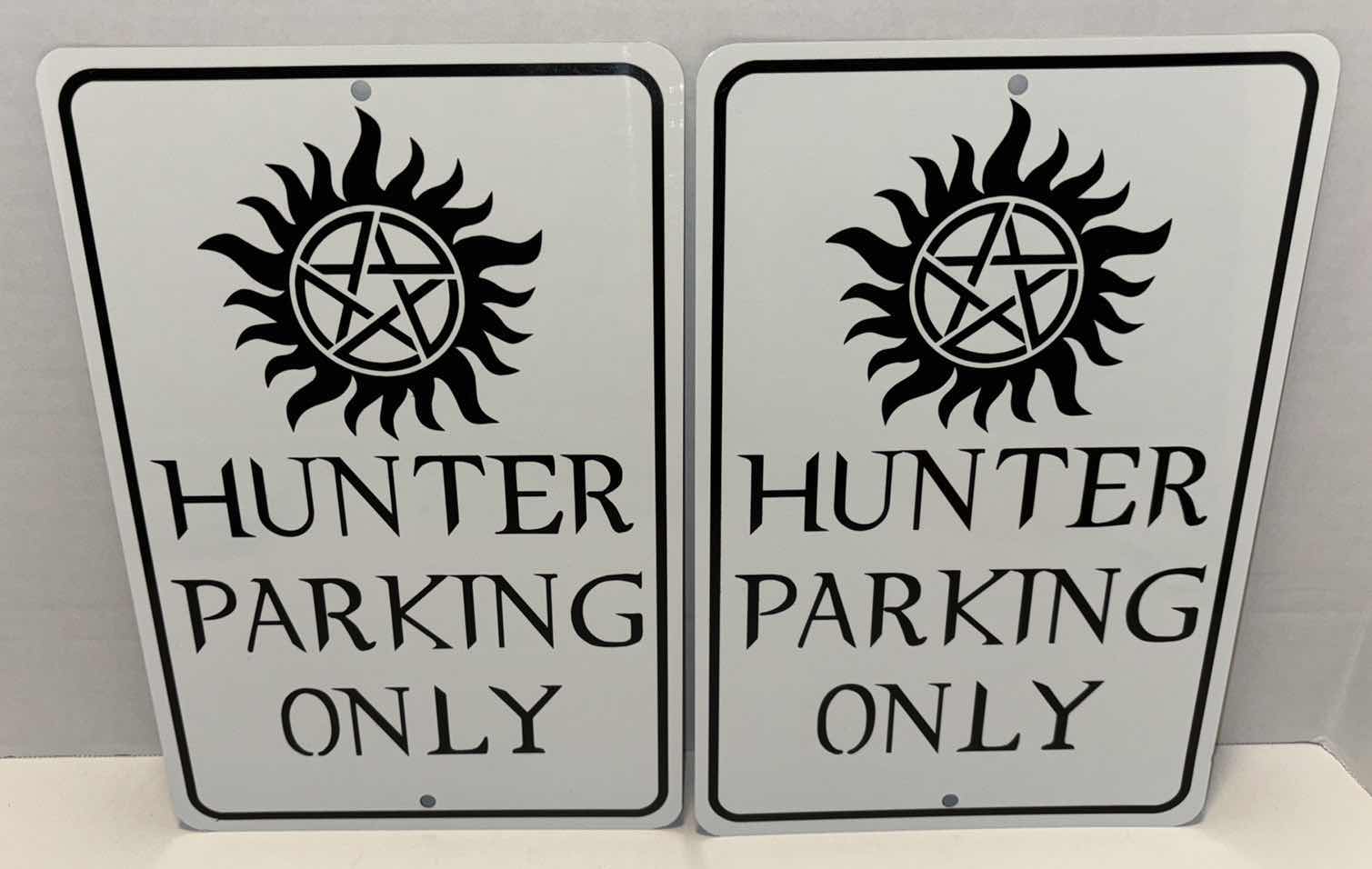 Photo 1 of NEW SUPERNATURAL HUNTER PARKING SIGN 8” X 12” (2)