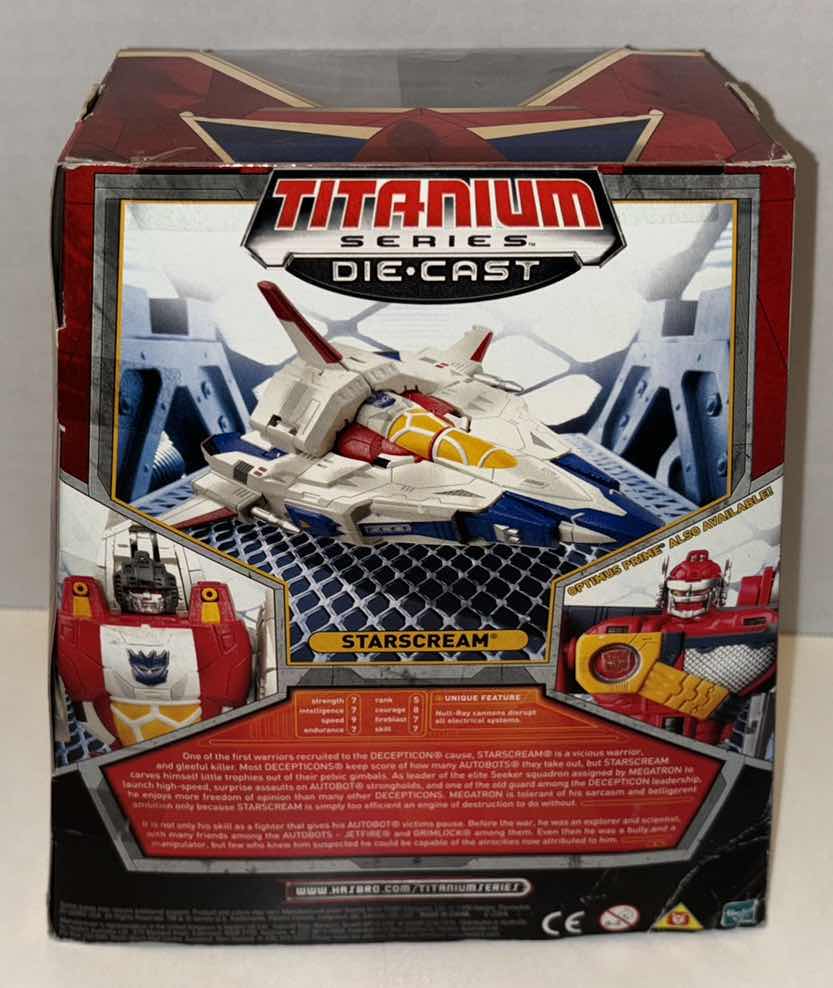 Photo 6 of NEW 2006 HASBRO MICRO MACHINES TITANIUM SERIES DIE-CAST TRANSFORMERS “STARSCREAM” ACTION FIGURE