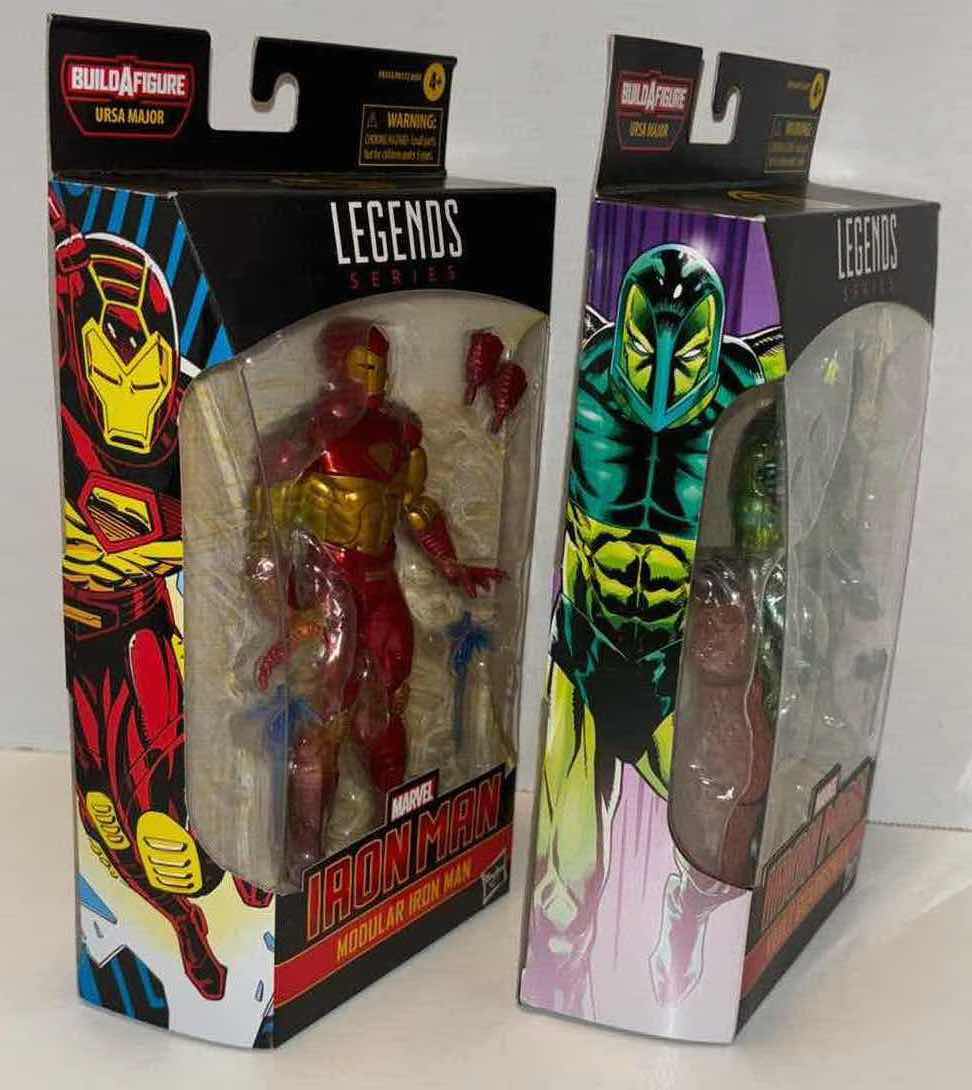 Photo 4 of NEW HASBRO LEGENDS SERIES MARVEL IRON MAN 2-PACK ACTION FIGURE & ACCESSORIES, “MODULAR IRON MAN” & “VAULT GUARDSMAN”