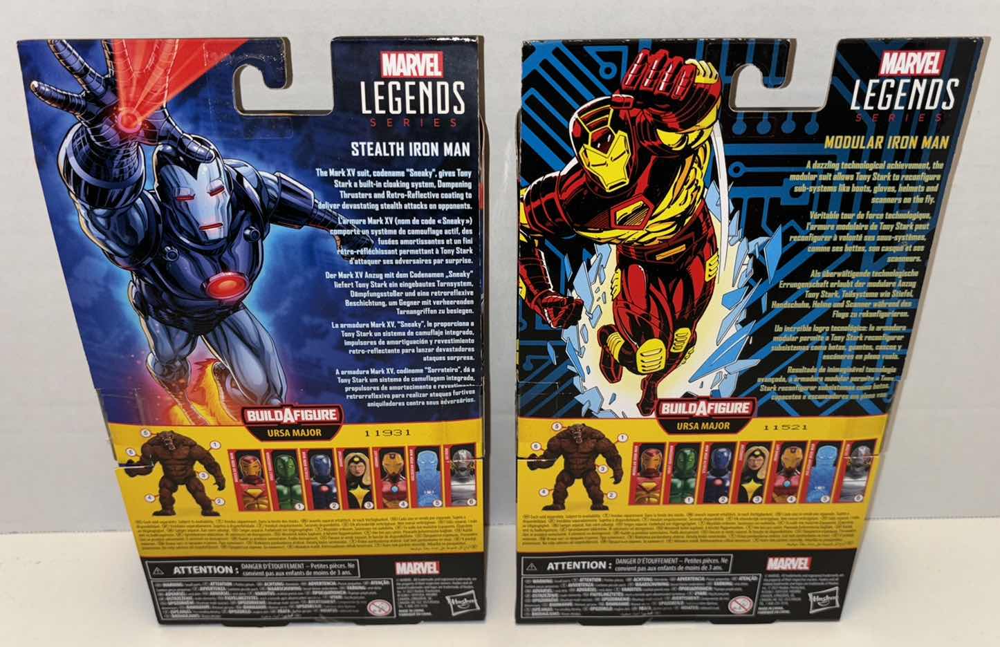 Photo 5 of NEW HASBRO LEGENDS SERIES MARVEL IRON MAN 2-PACK ACTION FIGURE & ACCESSORIES, “STEALTH IRON MAN” & “MODULAR IRON MAN”