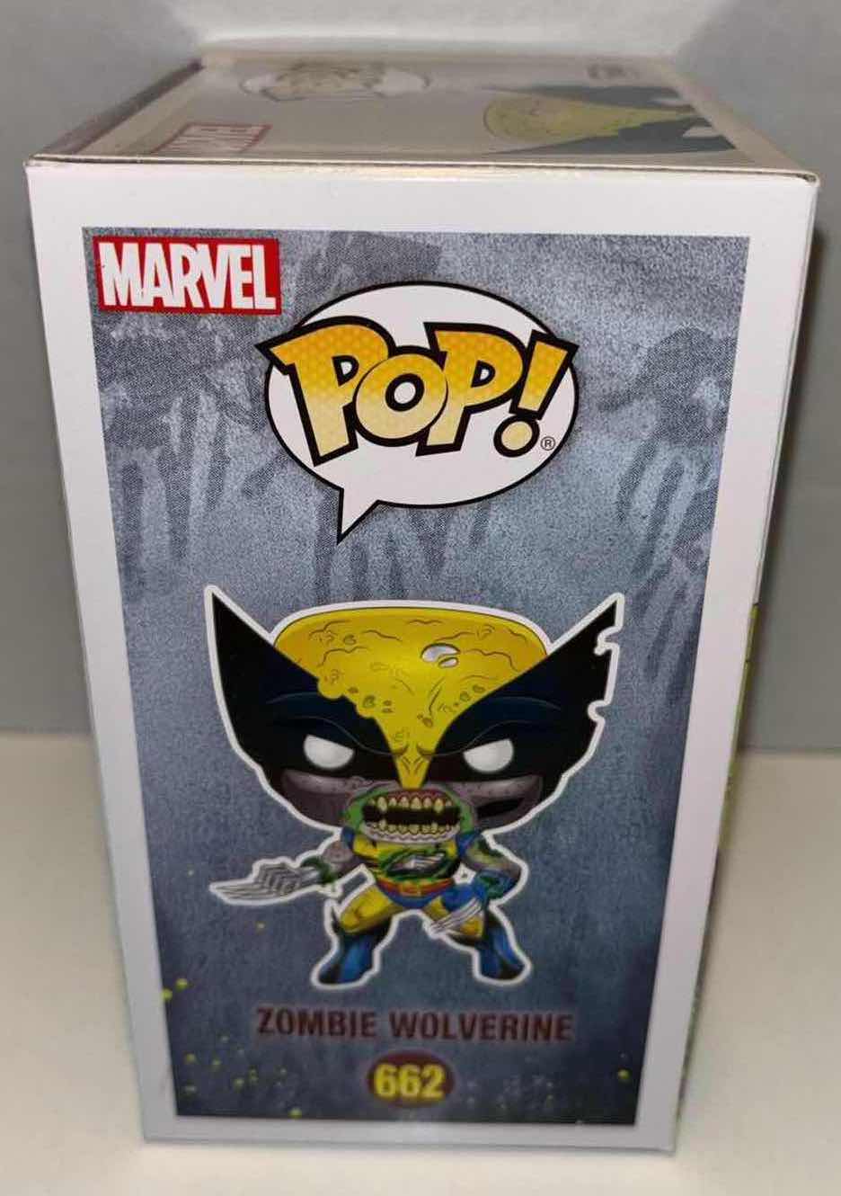 Photo 3 of NEW FUNKO POP! BOBBLE-HEAD VINYL FIGURE, 2-PACK MARVEL ZOMBIES #662 ZOMBIE WOLVERINE & POCKET POP! KEYCHAIN “ZOMBIE GAMBIT”