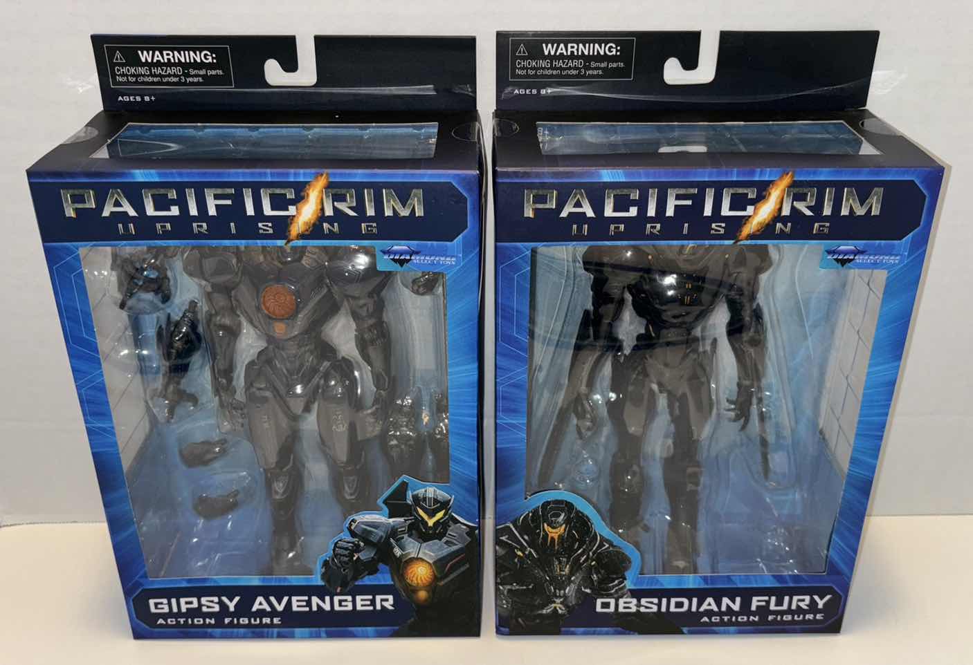 Photo 1 of NEW DIAMOND SELECT TOYS PACIFIC RIM UPRISING ACTION FIGURE 2-PACK, “GIPSY AVENGER” & “OBSIDIAN FURY”