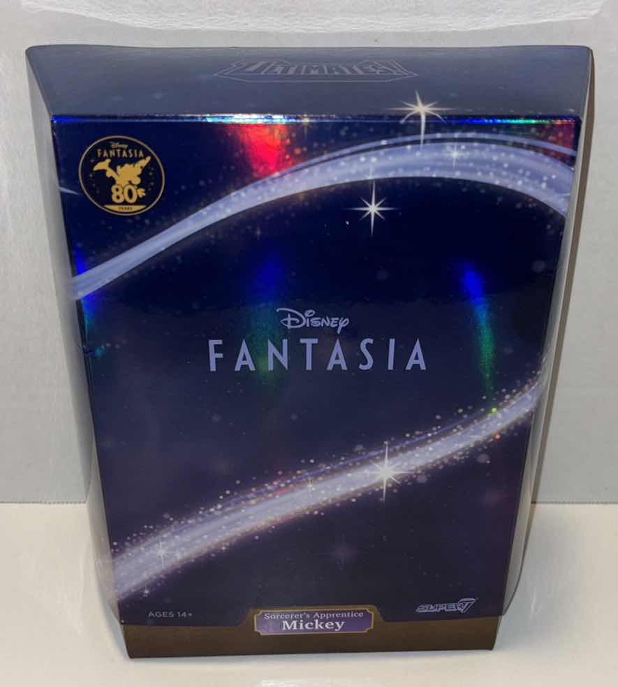Photo 2 of NEW SUPER7 DISNEY FANTASIA 80 YEARS “SORCERER’S APPRENTICE MICKEY” ULTIMATES ACTION FIGURE & ACCESSORIES