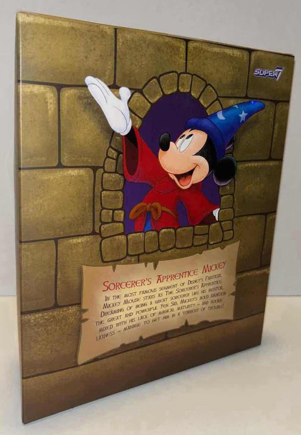 Photo 4 of NEW SUPER7 DISNEY FANTASIA 80 YEARS “SORCERER’S APPRENTICE MICKEY” ULTIMATES ACTION FIGURE & ACCESSORIES