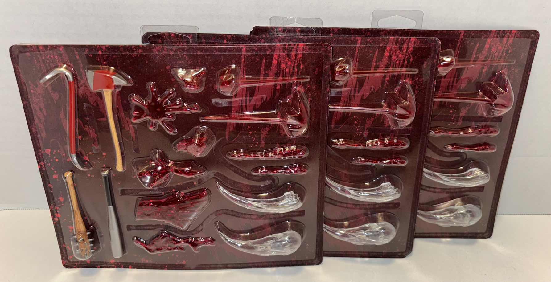 Photo 1 of NEW HAPPYCAT INDUSTRIES SUPER ACTION STUFF 18 PC “BAG OF VIOLENCE” ACTION FIGURE ACCESSORIES 3-PACK