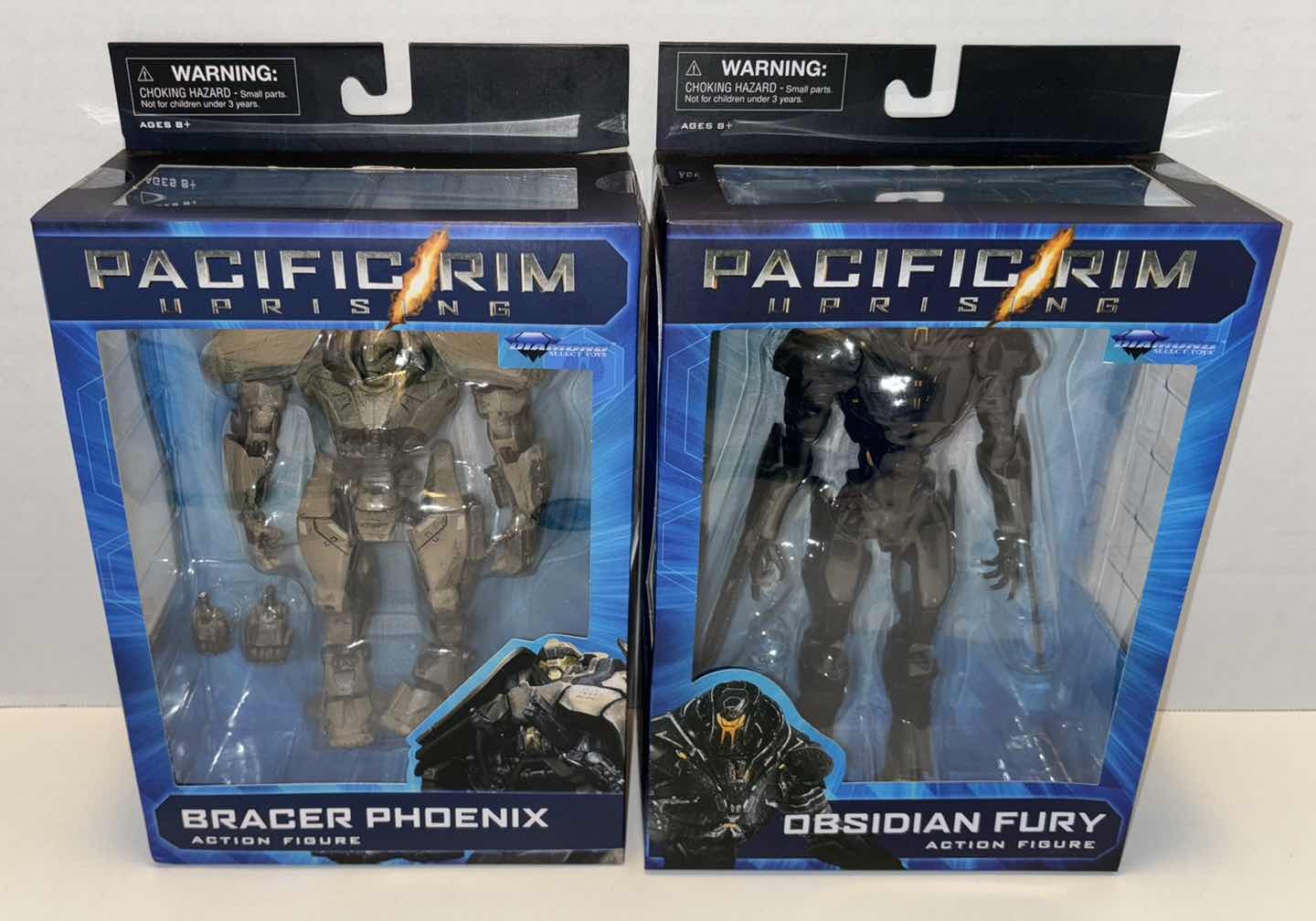 Photo 1 of NEW DIAMOND SELECT TOYS PACIFIC RIM UPRISING ACTION FIGURE 2-PACK, “BRACER PHOENIX” & “OBSIDIAN FURY”