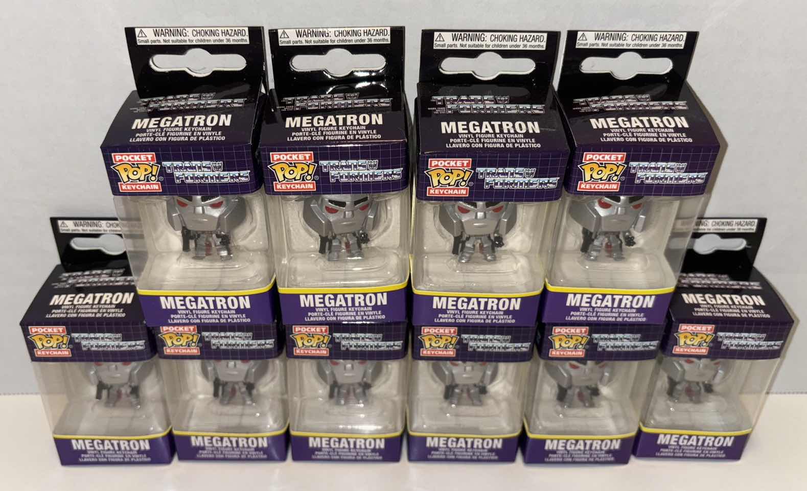 Photo 1 of $100 NEW FUNKO POP! POCKET POP! VINYL FIGURE KEYCHAIN, TRANSFORMERS MEGATRON (10-PACK)