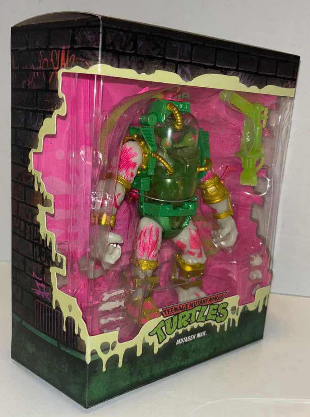 Photo 1 of NEW SUPER 7 TEENAGE MUTANT NINJA TURTLES ULTIMATE ACTION FIGURE & ACCESSORIES, ENTERTAINMENT EARTH EXCLUSIVE LIMITED EDITION GLOW IN THE DARK “MUTAGEN MAN”