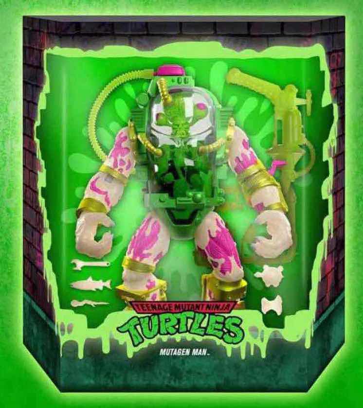 Photo 1 of NEW SUPER 7 TEENAGE MUTANT NINJA TURTLES ULTIMATE ACTION FIGURE & ACCESSORIES, ENTERTAINMENT EARTH EXCLUSIVE LIMITED EDITION GLOW IN THE DARK “MUTAGEN MAN”