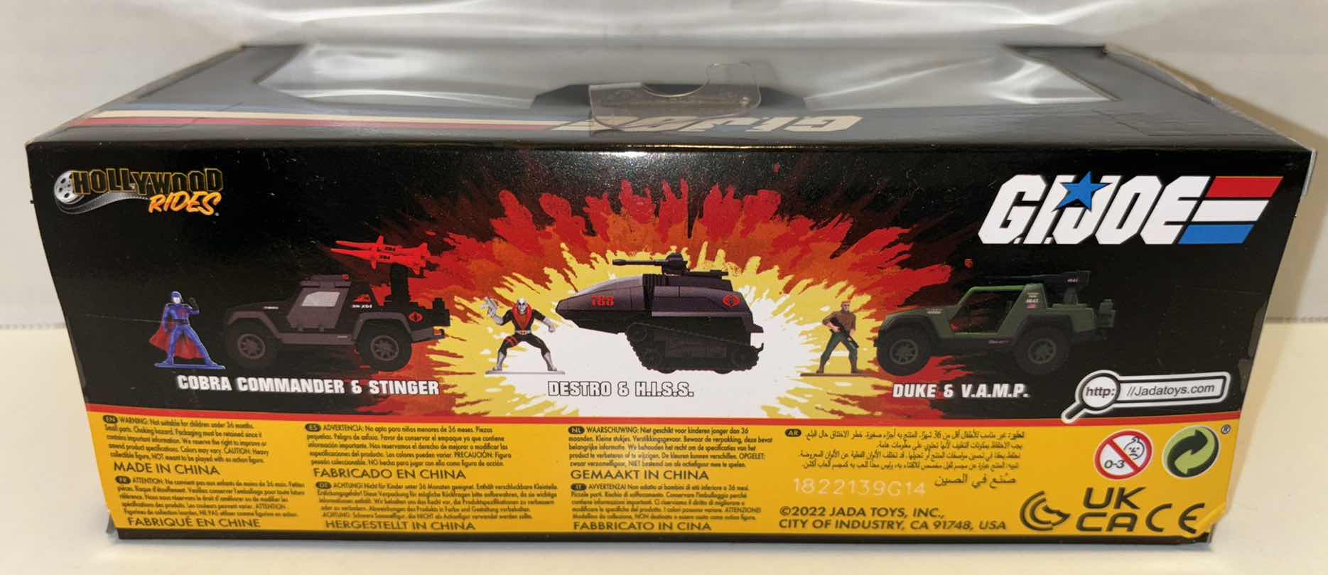 Photo 3 of NEW JADA TOYS HOLLYWOOD RIDES G.I. JOE “DUKE & V.A.M.P.” DIE-CAST VEHICLE & FIGURE 4-PACK