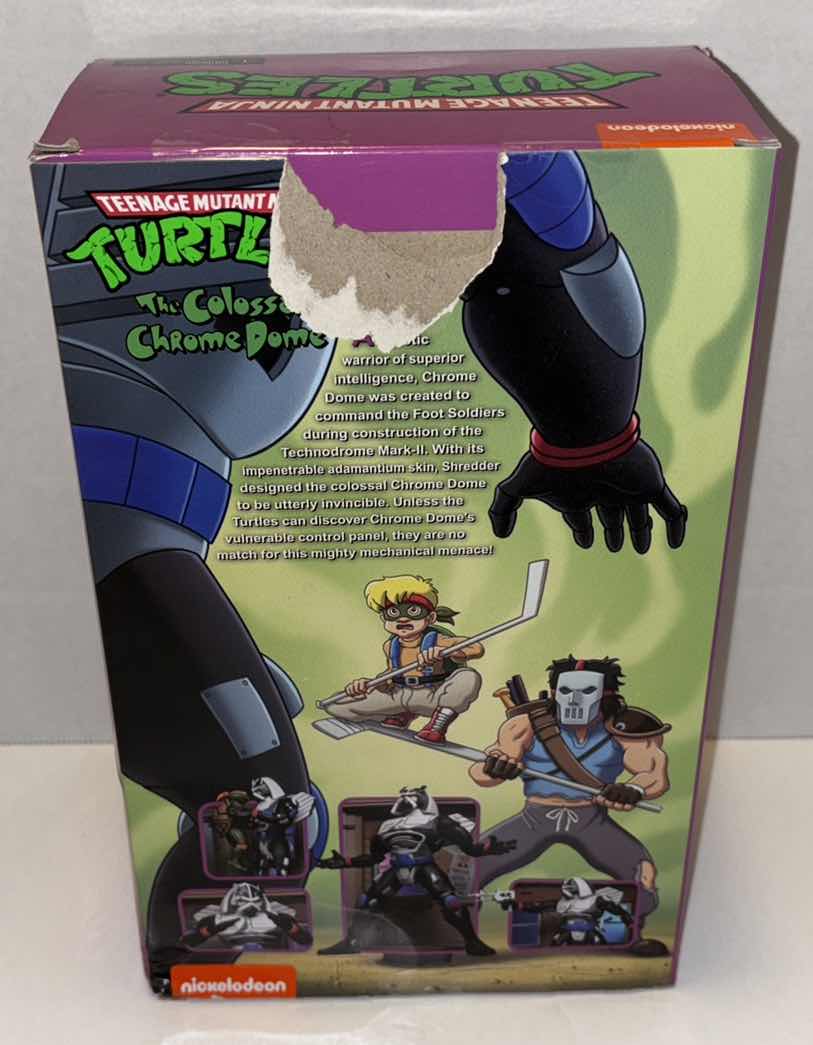 Photo 5 of NEW NECA TEENAGE MUTANT NINJA TURTLES ULTIMATE 7” ACTION FIGURE & ACCESSORIES, “THE COLOSSAL CHROME DOME”