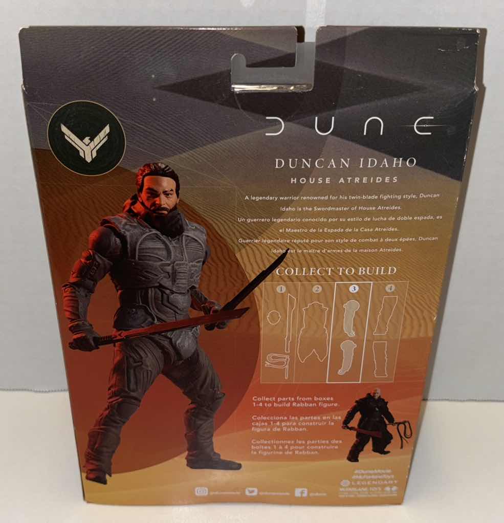 Photo 5 of NEW MCFARLANE TOYS DUNE ACTION FIGURE & ACCESSORIES, “DUNCAN IDAHO” HOUSE ATREIDES