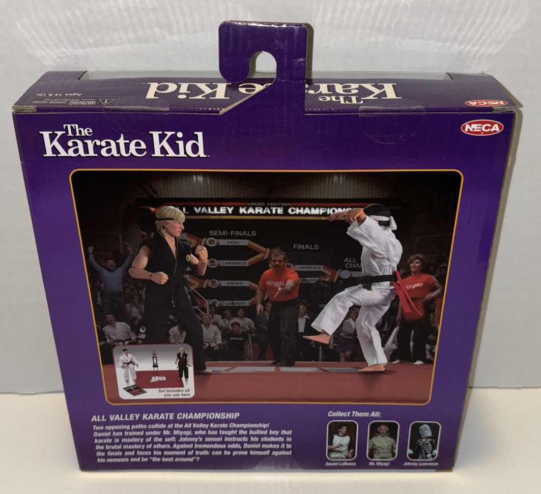 Photo 3 of NEW NECA THE KARATE KID 1984, 8” CLOTHED FIGURES- TOURNAMENT 2-PACK