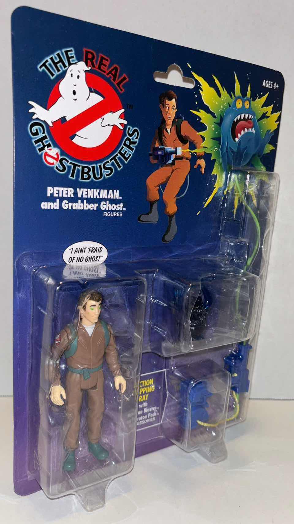 Photo 2 of NEW HASBRO KENNER THE REAL GHOSTBUSTERS ACTION FIGURE & ACCESSORIES 3-PACK, “PETER VENKMAN & GRABBER GHOST”, “WINSTON ZEDDEMORE & CHOMPER GHOST” x 2