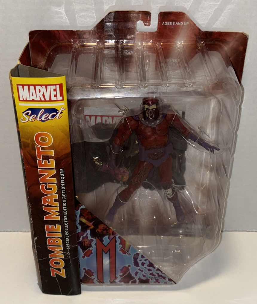 Photo 2 of NEW DIAMOND SELECT 2014 MARVEL “ZOMBIE MAGNETO” SPECIAL COLLECTOR EDITION ACTION FIGURE & ACCESSORIES