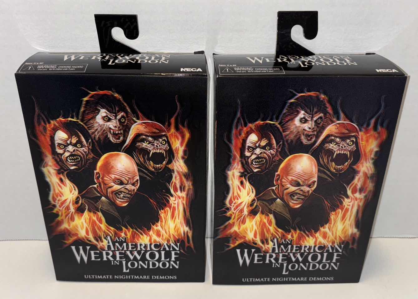 Photo 1 of NEW NECA AN AMERICAN WEREWOLF IN LONDON ULTIMATE NIGHTMARE DEMONS ACTION FIGURE & ACCESSORIES 2-PACK