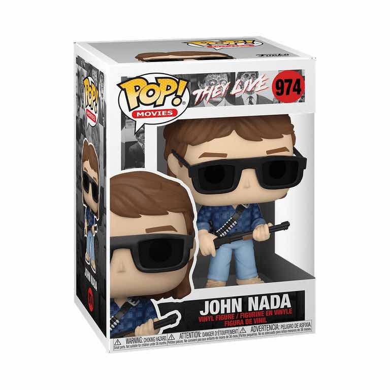 Photo 2 of NEW FUNKO POP! MOVIES (7-PACK) VINYL FIGURE, THEY LIVE #974 JOHN NADA