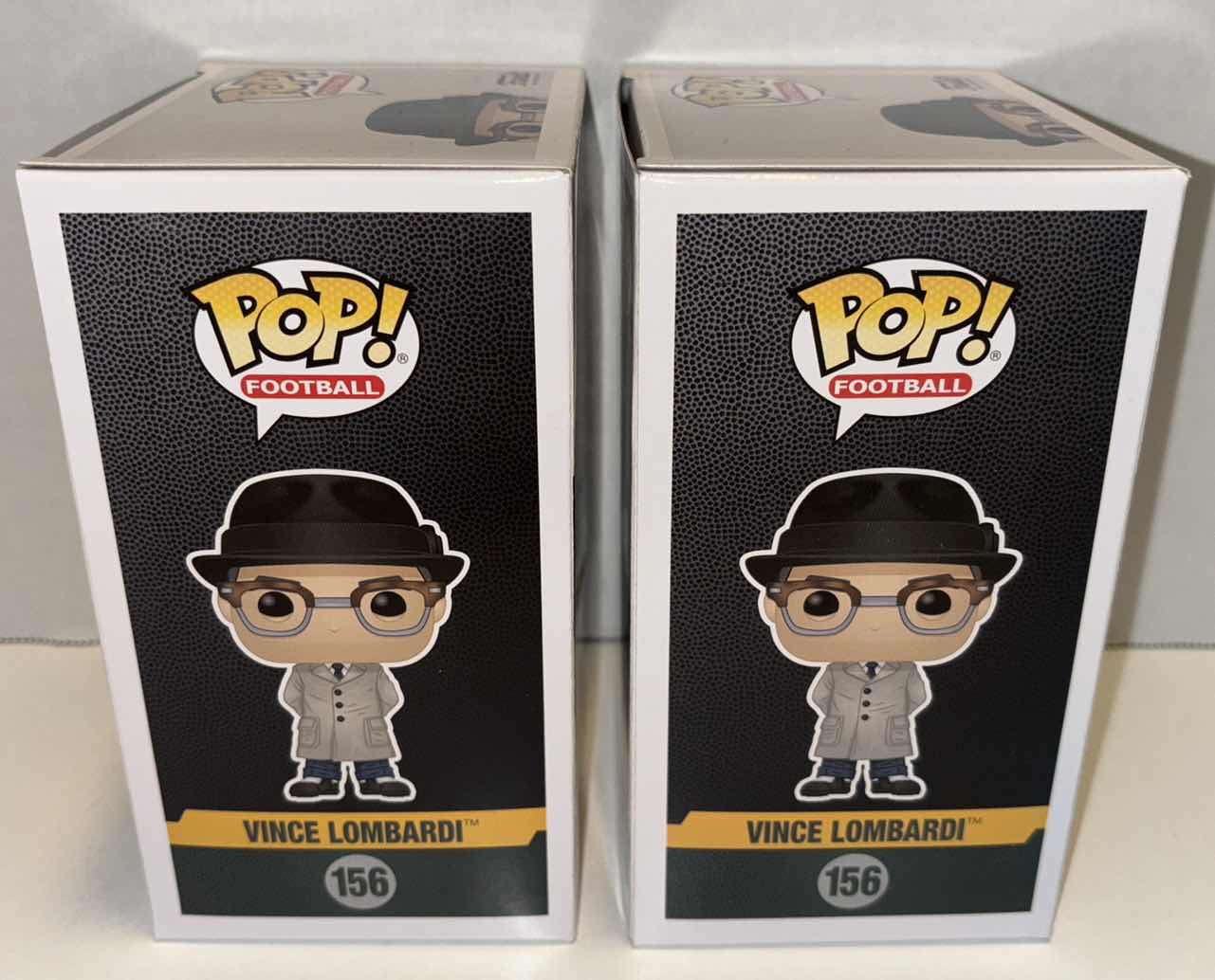 Photo 1 of NEW FUNKO POP! NFL FOOTBALL VINYL FIGURE 2-PACK, GREENBAY PACKERS #156 VINCE LOMBARDI