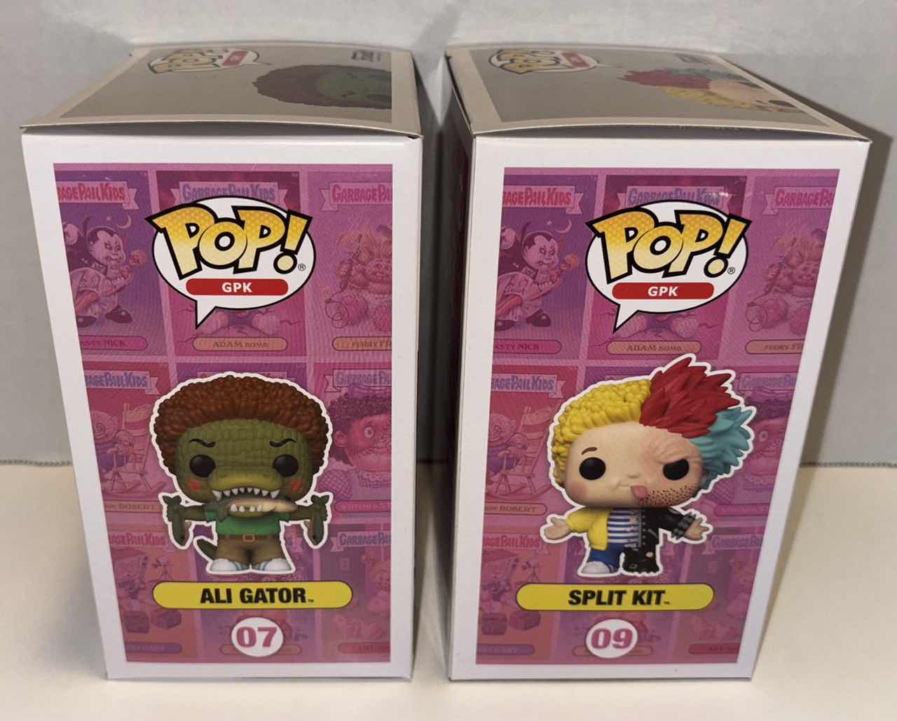 Photo 1 of NEW FUNKO POP! GARBAGE PAIL KIDS VINYL FIGURE 2-PACK, #07 ALI GATOR & #09 SPLIT KIT