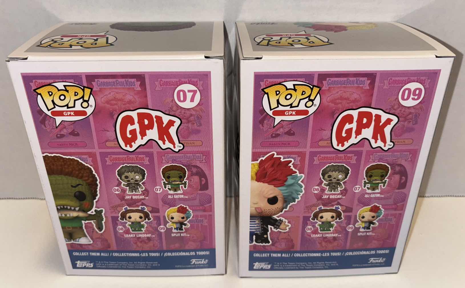 Photo 5 of NEW FUNKO POP! GARBAGE PAIL KIDS VINYL FIGURE 2-PACK, #07 ALI GATOR & #09 SPLIT KIT