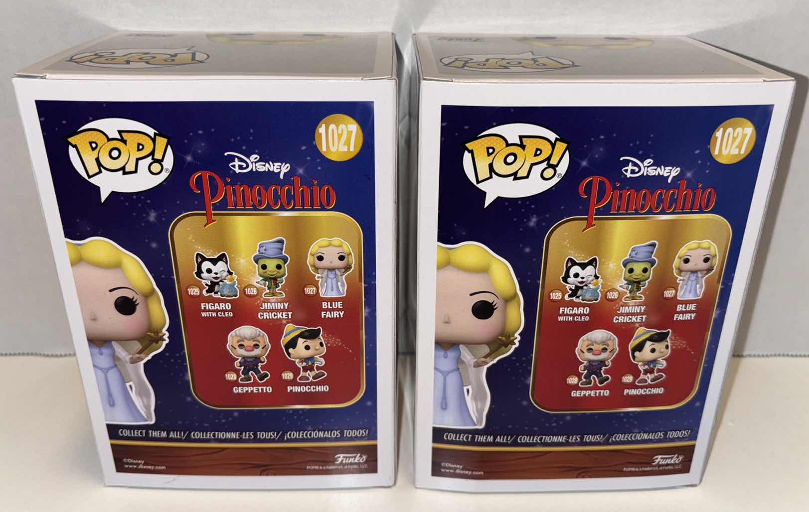 Photo 4 of NEW FUNKO POP! DISNEY VINYL FIGURE 2-PACK, PINOCCHIO #1027 BLUE FAIRY