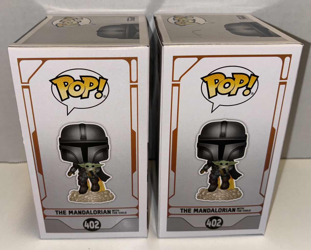 Photo 1 of NEW FUNKO POP! STAR WARS BOBBLE-HEAD VINYL FIGURE 2-PACK, #402 THE MANDALORIAN WITH THE CHILD