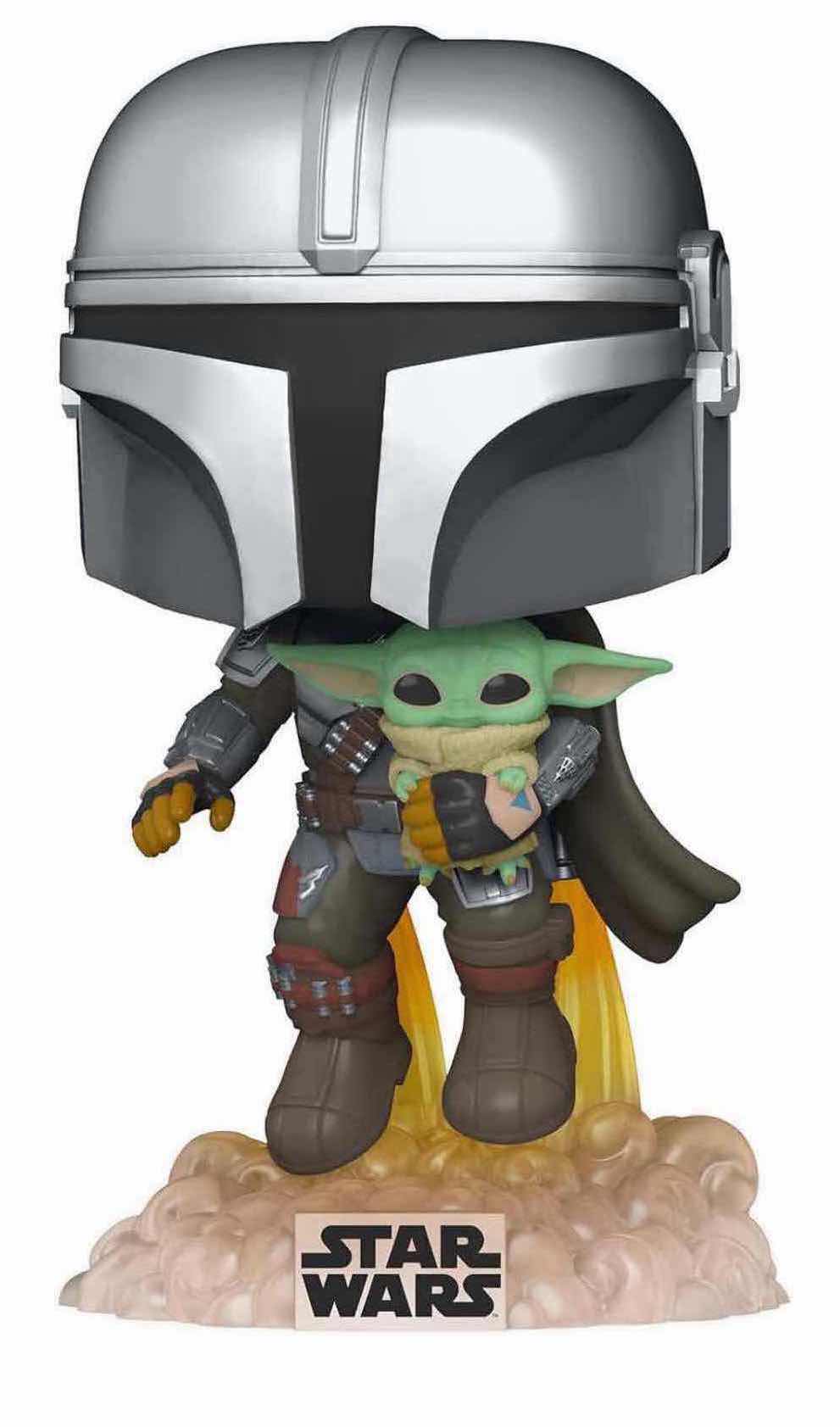 Photo 2 of NEW FUNKO POP! STAR WARS BOBBLE-HEAD VINYL FIGURE 2-PACK, #402 THE MANDALORIAN WITH THE CHILD