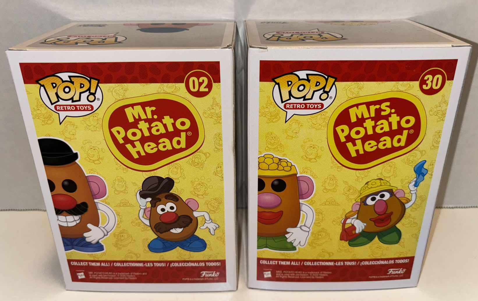 Photo 5 of NEW FUNKO POP! RETRO TOYS VINYL FIGURE 2-PACK, #02 MR. POTATO HEAD & #30 MRS. POTATO HEAD