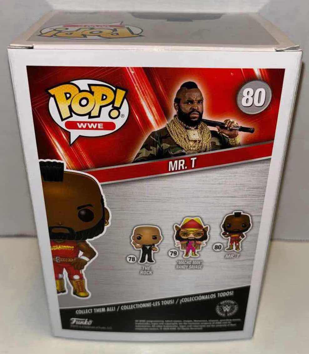 Photo 4 of NEW FUNKO POP! WWE VINYL FIGURE 6-PACK, #80 MR.T