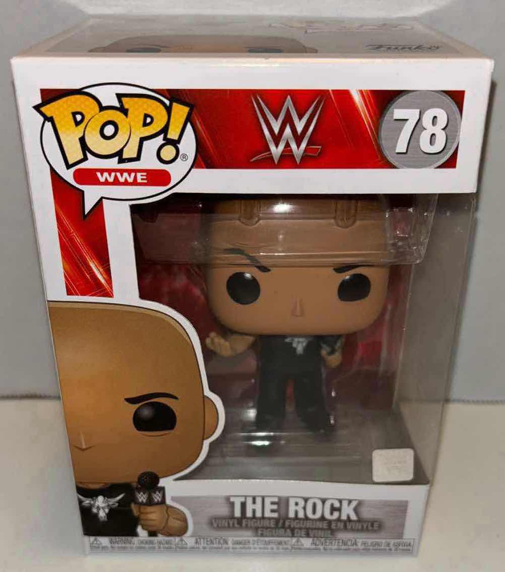 Photo 3 of NEW FUNKO POP! WWE VINYL FIGURE 6-PACK, #78 THE ROCK