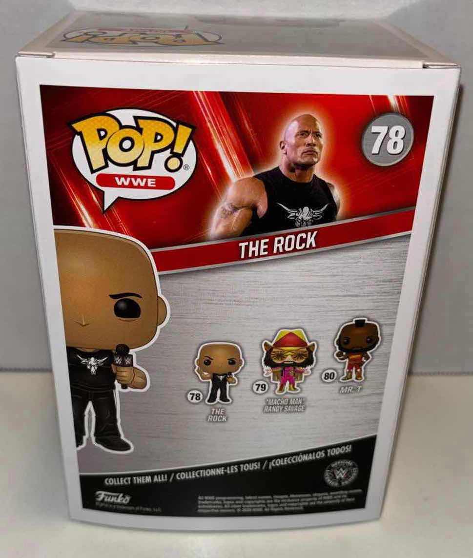 Photo 4 of NEW FUNKO POP! WWE VINYL FIGURE 6-PACK, #78 THE ROCK