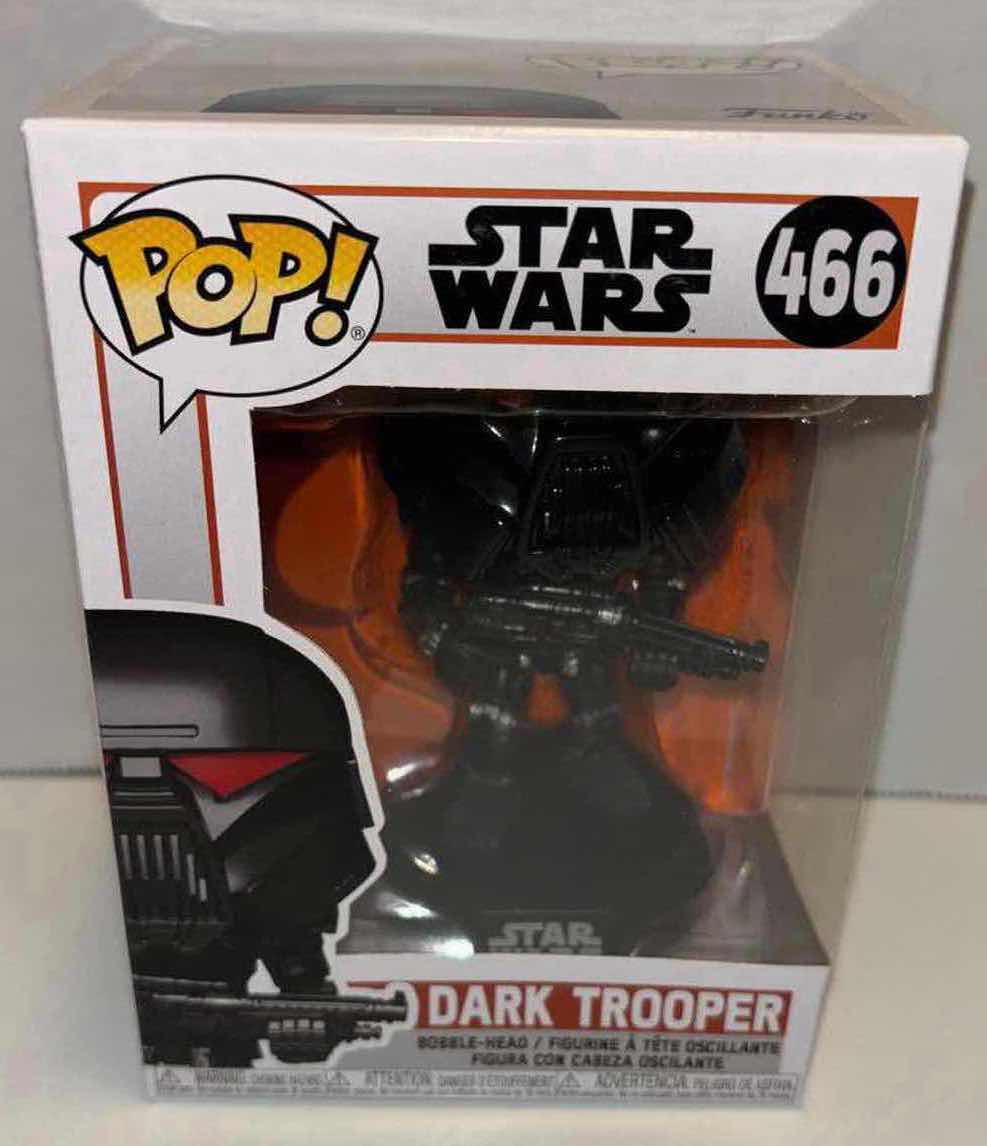 Photo 3 of NEW FUNKO POP! STAR WARS BOBBLE-HEAD VINYL FIGURE 6-PACK, #466 DARK TROOPER