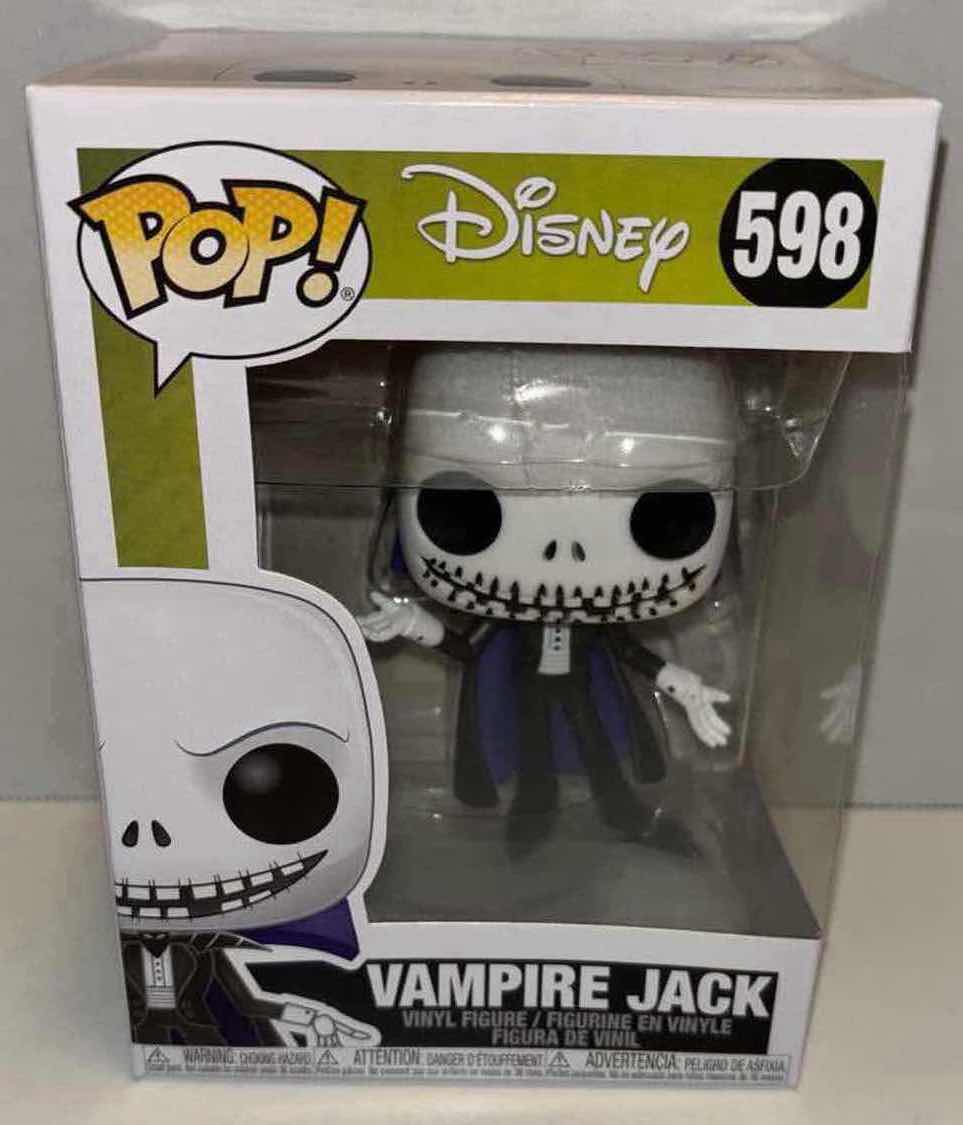 Photo 2 of NEW FUNKO POP! DISNEY VINYL FIGURE 6-PACK, NIGHTMARE BEFORE CHRISTMAS #598 VAMPIRE JACK