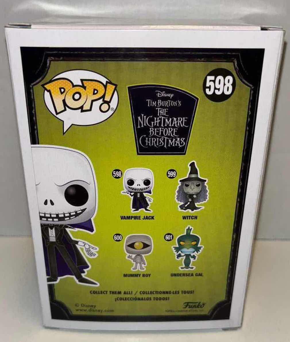 Photo 4 of NEW FUNKO POP! DISNEY VINYL FIGURE 6-PACK, NIGHTMARE BEFORE CHRISTMAS #598 VAMPIRE JACK