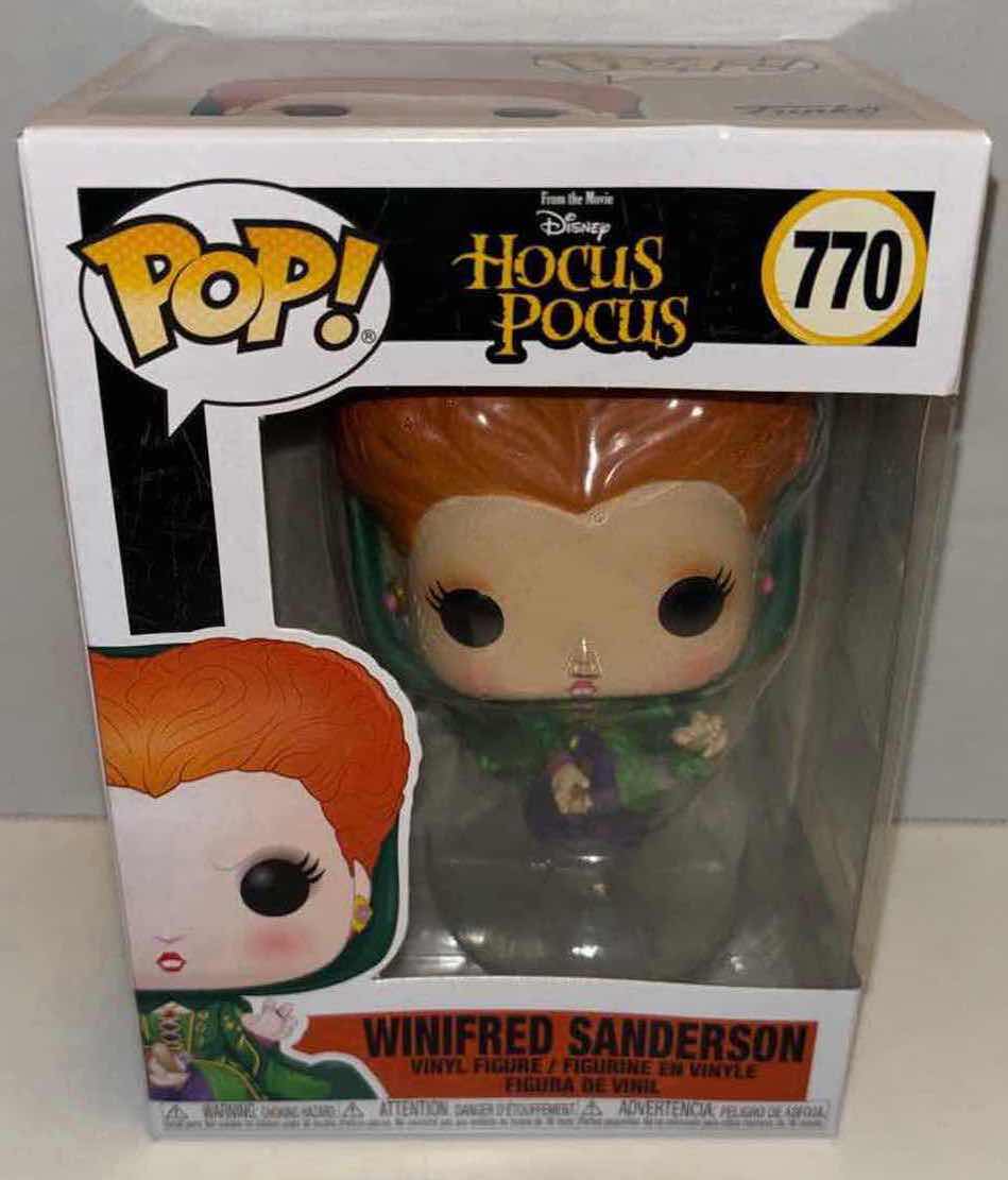 Photo 2 of NEW FUNKO POP! DISNEY VINYL FIGURE 6-PACK, HOCUS POCUS #770 WINIFRED SANDERSON FLYING