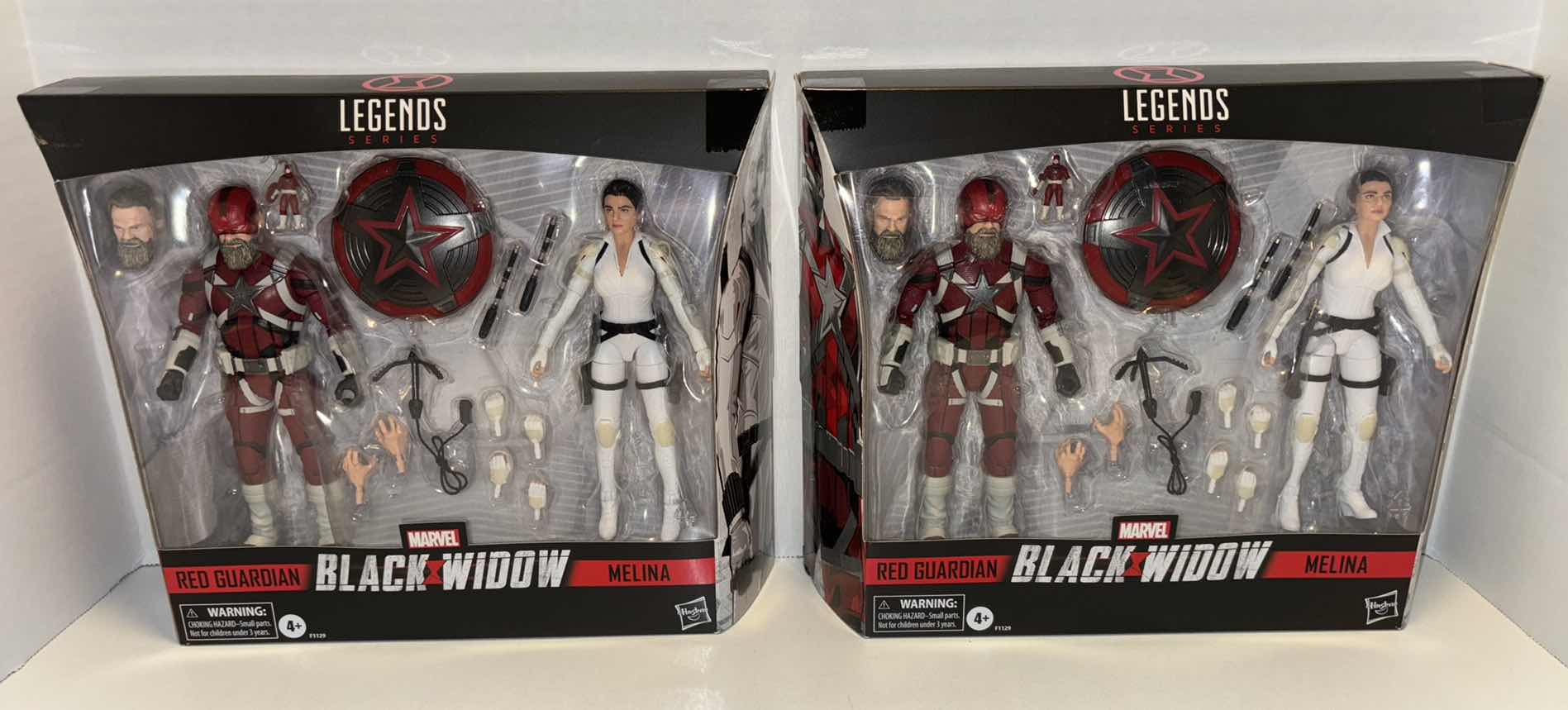 Photo 1 of NEW HASBRO MARVEL LEGENDS SERIES ACTION FIGURES & ACCESSORIES, BLACK WIDOW “RED GUARDIAN” & “MELINA” (2)