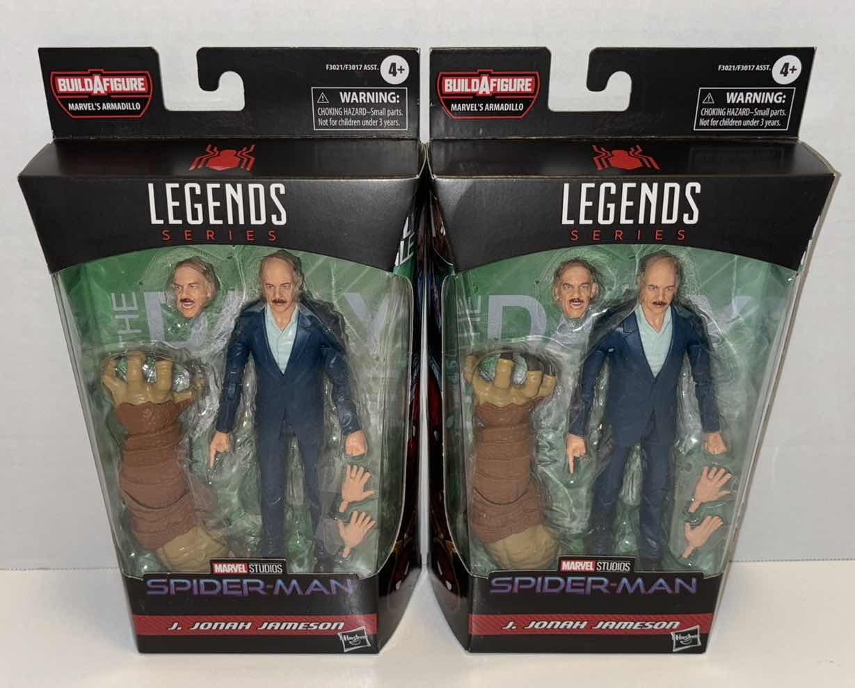 Photo 1 of NEW HASBRO MARVEL STUDIOS LEGENDS SERIES ACTION FIGURE & ACCESSORIES, SPIDER-MAN “J. JONAH JAMESON” (2)