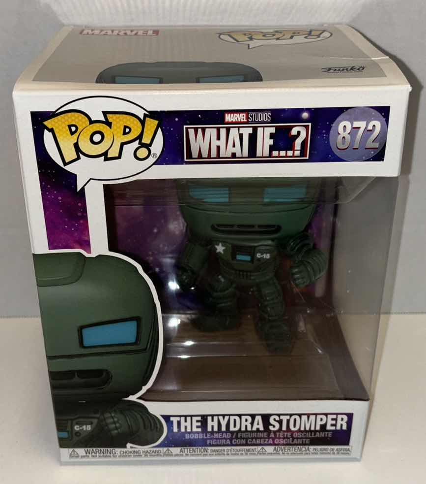 Photo 1 of NEW FUNKO POP! MARVEL STUDIOS WHAT IF…? BOBBLE-HEAD VINYL FIGURE, #872 “THE HYDRA STOMPER”