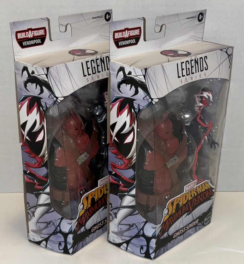 Photo 2 of NEW HASBRO MARVEL LEGENDS SERIES 2-PACK ACTION FIGURE & ACCESSORIES,SPIDER-MAN MAXIMUM VENOM “GHOST-SPIDER”