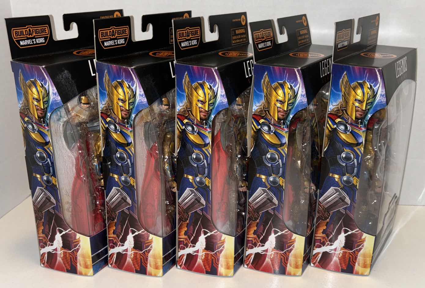 Photo 2 of NEW HASBRO MARVEL STUDIOS THOR LOVE & THUNDER 5-PACK ACTION FIGURE & ACCESSORIES, “THOR”