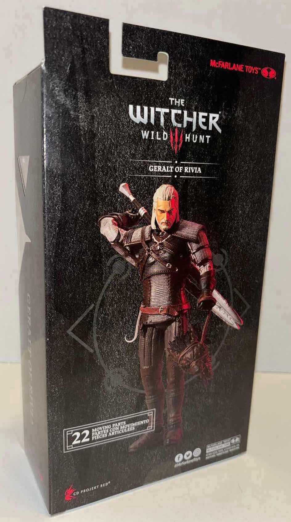 Photo 4 of NEW MCFARLANE TOYS THE WITCHER WILD HUNT “GERALT OF RIVIA” ACTION FIGURE & ACCESSORIES