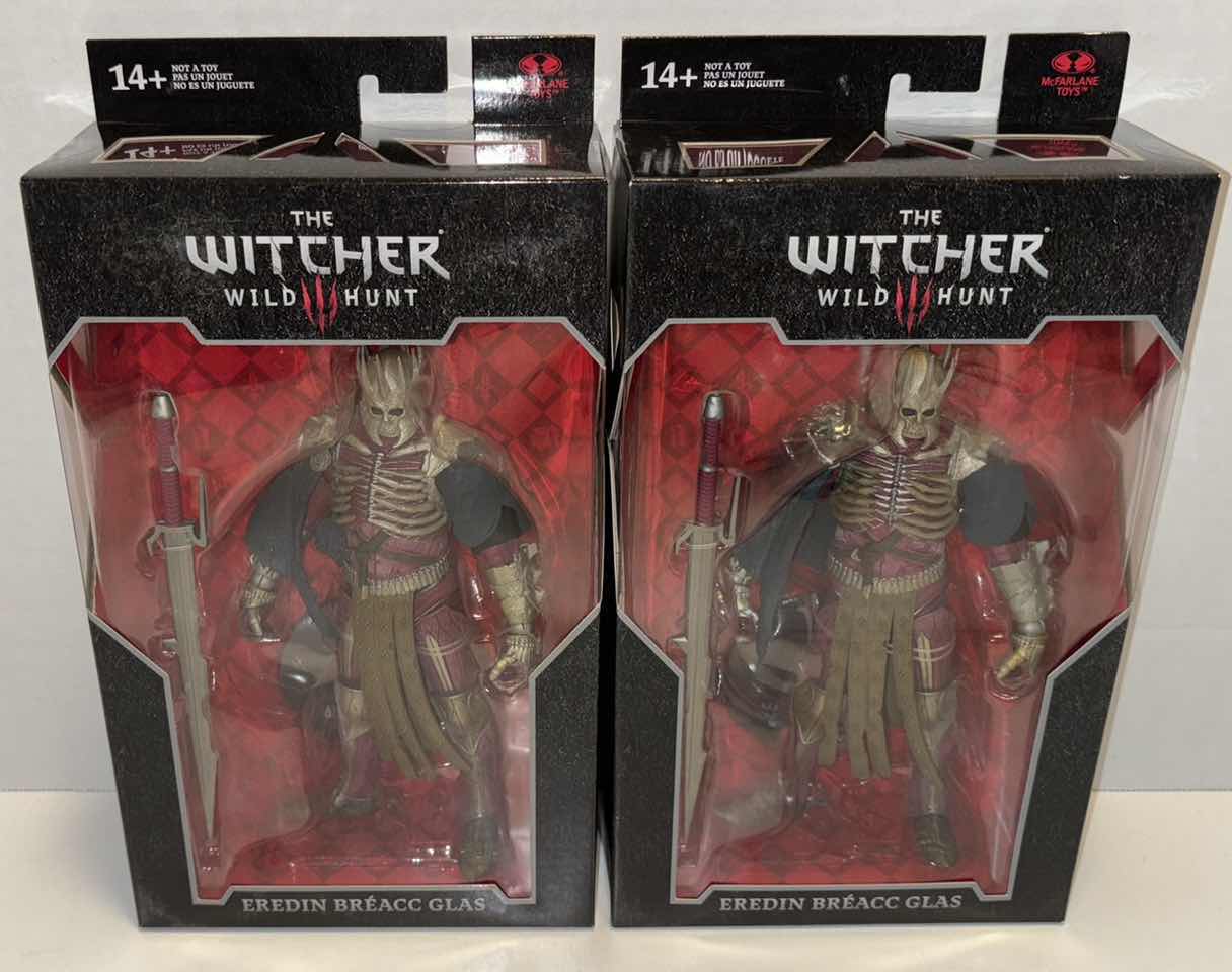 Photo 1 of NEW MCFARLANE TOYS THE WITCHER WILD HUNT 2-PACK “EREDIN BREACC GLAS” ACTION FIGURE & ACCESSORIES