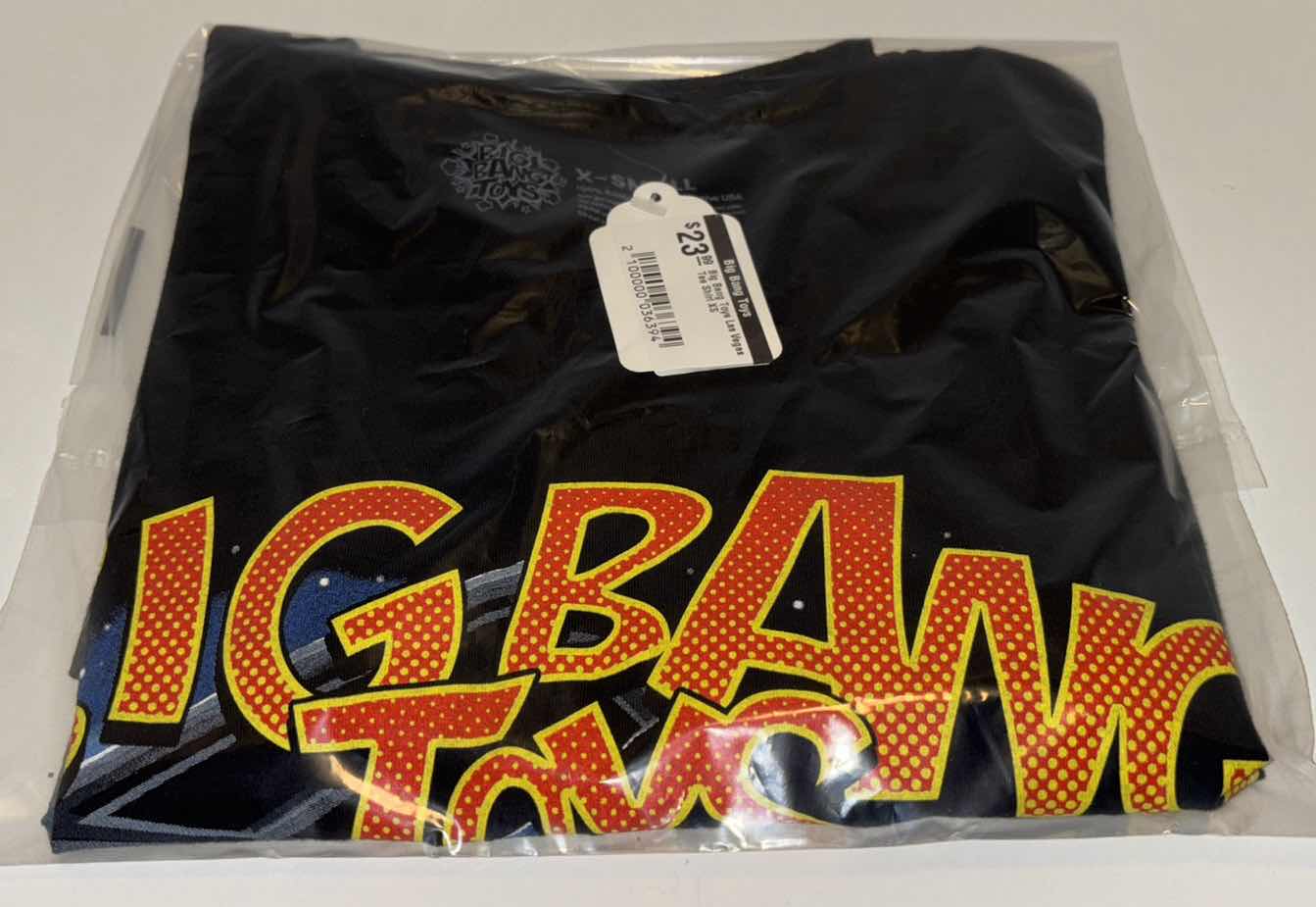 Photo 2 of NEW BIG BANG TOYS LAS VEGAS T-SHIRT (BLACK, SIZE EXTRA SMALL)