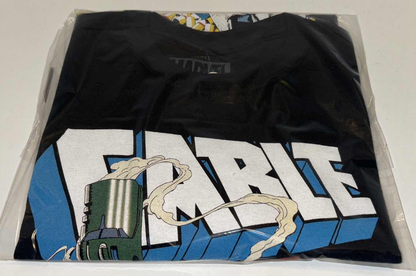 Photo 3 of NEW MARVEL X-MEN CABLE SHELL CASINGS T-SHIRT (BLACK, SMALL)