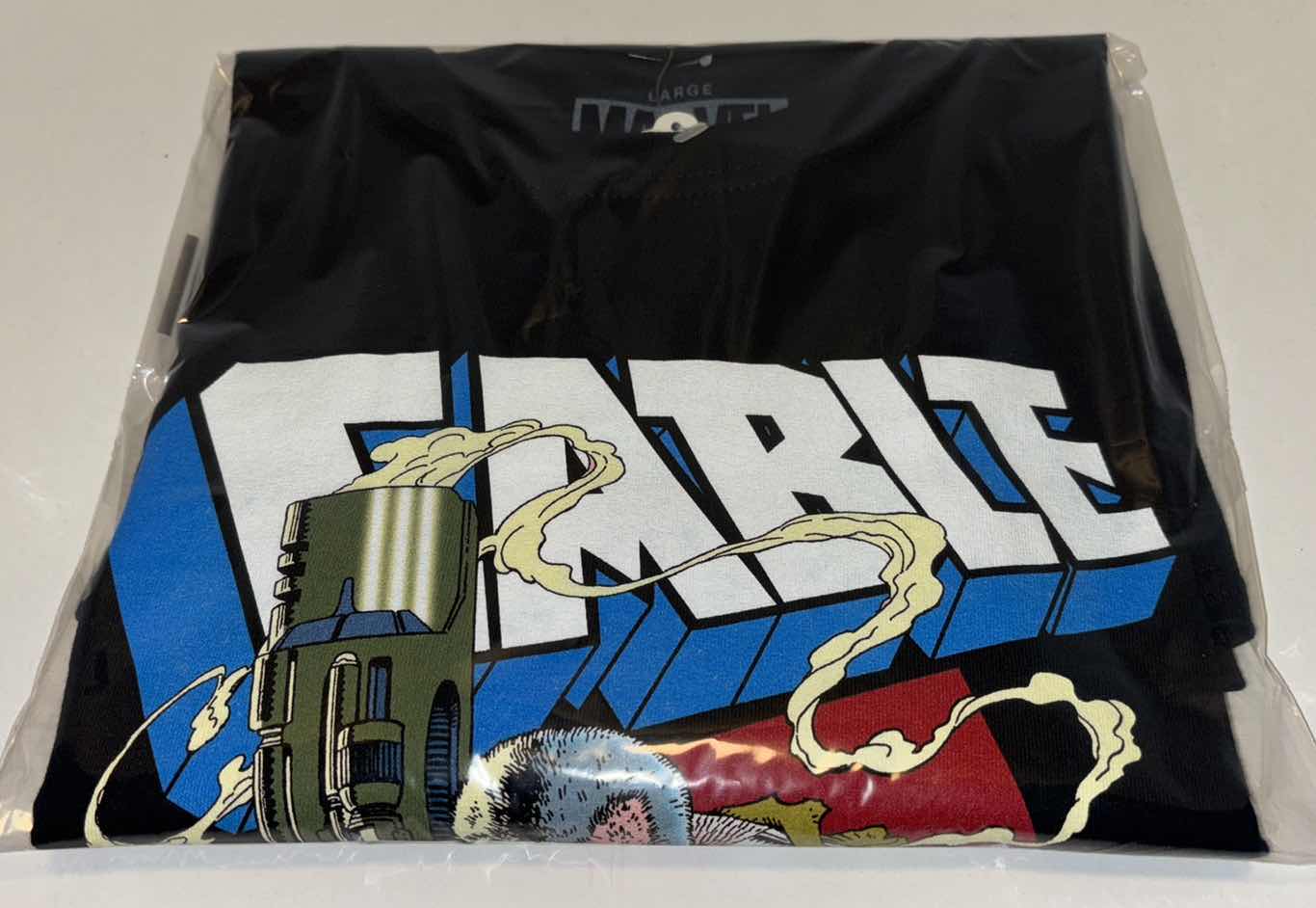 Photo 3 of NEW MARVEL X-MEN CABLE SHELL CASINGS T-SHIRT (BLACK, LARGE)