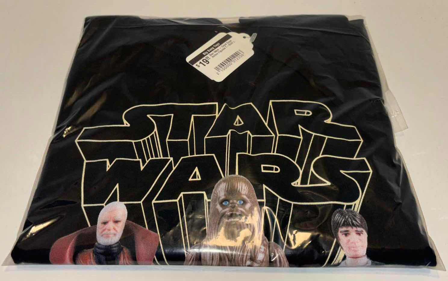 Photo 3 of NEW STAR WARS GOOD GUYS ACTION FIGURE T-SHIRT (BLACK, LARGE)