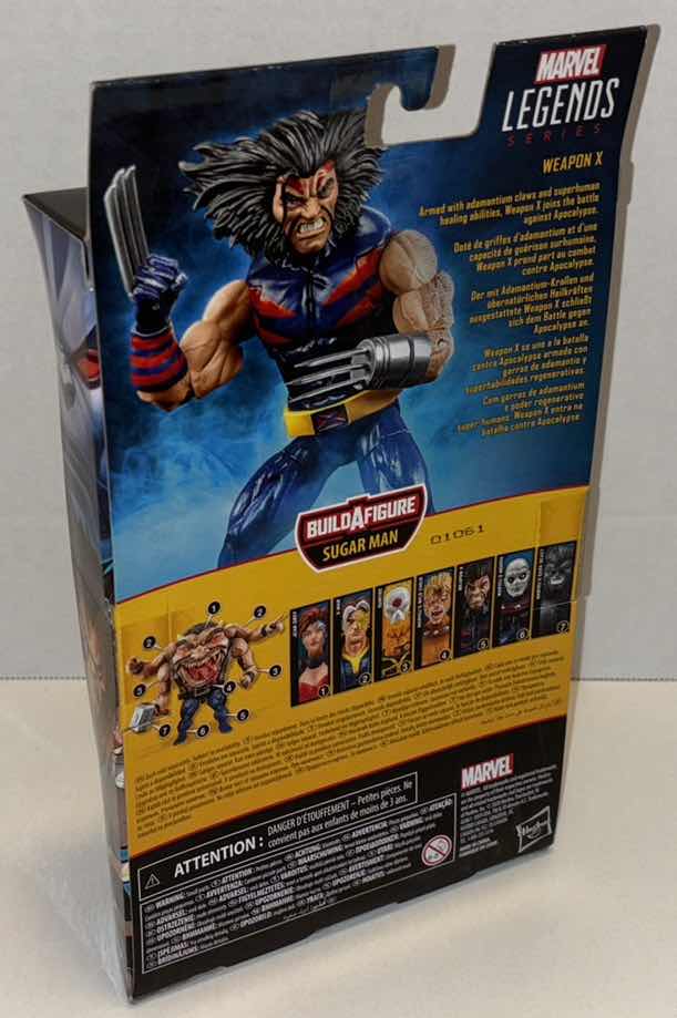 Photo 3 of NEW HASBRO MARVEL LEGENDS SERIES X-MEN THE AGE OF APOCALYPSE “WEAPON X” ACTION FIGURE & ACCESSORIES (1)