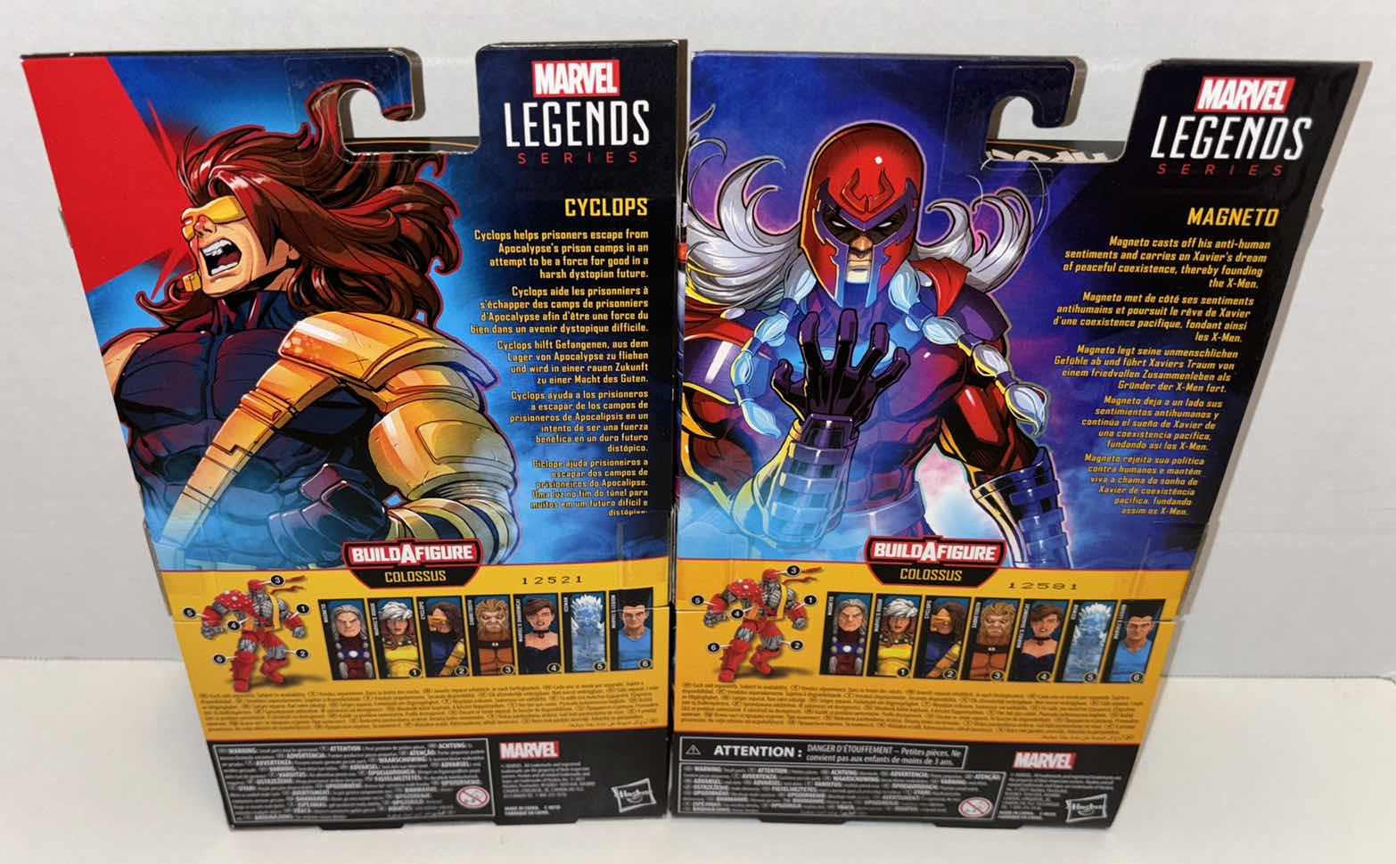 Photo 3 of NEW HASBRO MARVEL LEGENDS SERIES X-MEN THE AGE OF APOCALYPSE “CYCLOPS” & “MAGNETO” ACTION FIGURE & ACCESSORIES 2-PACK BUNDLE